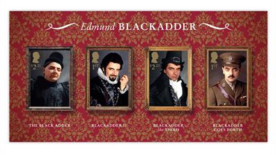 great-britain-2023-blackadder-sitcom-stamps-souvenir-sheet