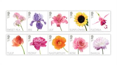 great-britain-2023-flowers-stamps