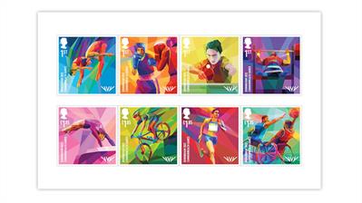 great-britain-birmingham-2022-commomwealth-games-stamps