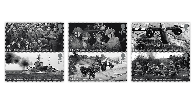 great-britain-d-day-stamp-pairs