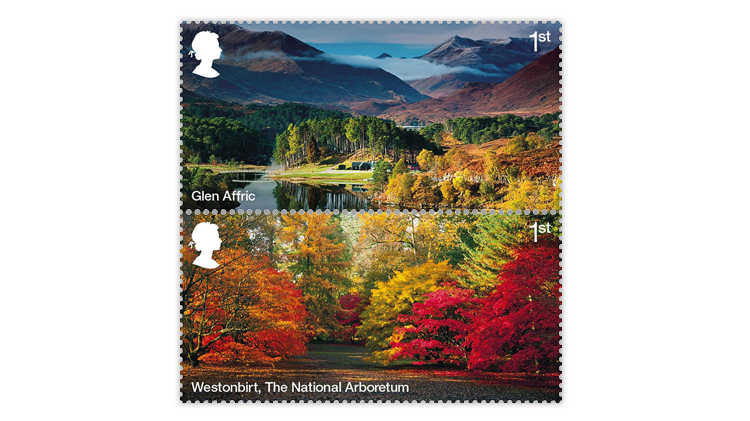 great-britain-forests-stamps-glen-affric-westonbirt