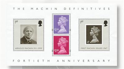 great-britain-machin-40th-anniversary-souvenir-sheet