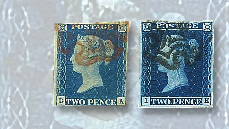 great-britain-philately-2-penny-blue-white-lines