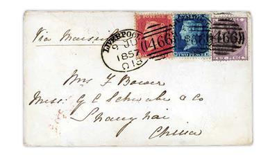 great-britain-shanghai-china-1857-queen-victoria-cover