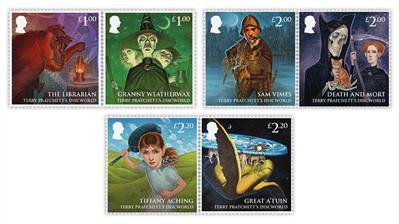 great-britain-terry-pratchett-discworld-stamps