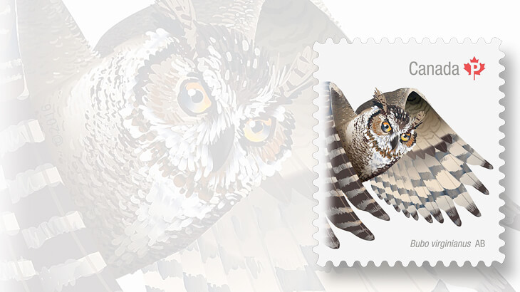 great-horned-owl-canada-stamp