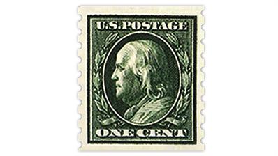 green-benjamin-franklin-1910-stamp