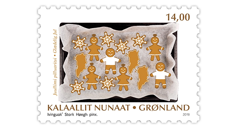 Greenland Christmas stamp 2018