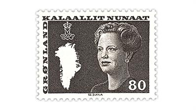 greenland-queen-margrethe-II-stamp