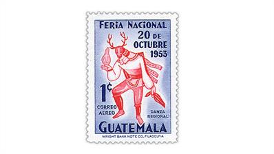 guatemala-1953-national-fair-airmail-stamp