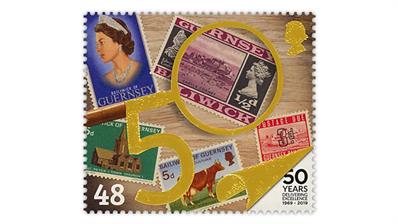 guernsey-stamp-on-stamp-1969-first-issue