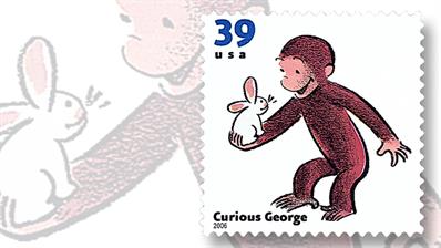 ha-rey-curious-george-stamp