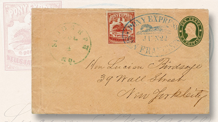 hr-harmer-pony-express-cover-world-stamp-show-ny-2016-auction