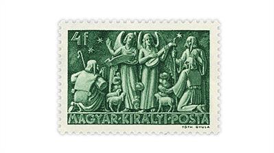 hungary-1943-christmas-stamp