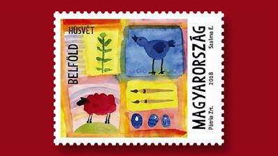 hungary-easter-stamp