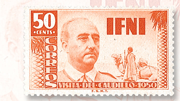 ifni-francisco-franco-stamp