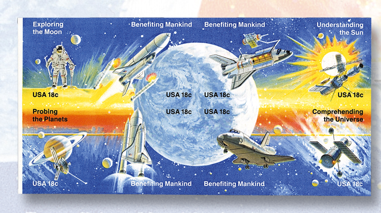 imperforate-block-of-eight-space-achievement-stamps-1981