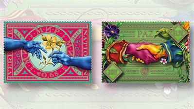 international-day-peace-vienna-hands-stamps