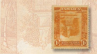 jamaica-victoria-statue-invert-stamp