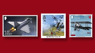 jersey-guernsey-isle-man-royal-air-force-stamps