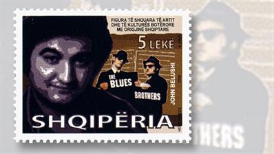 john-belushi-albania-stamp