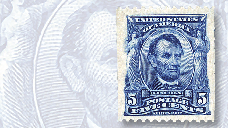 kelleher-five-cent-lincoln-coil-stamp