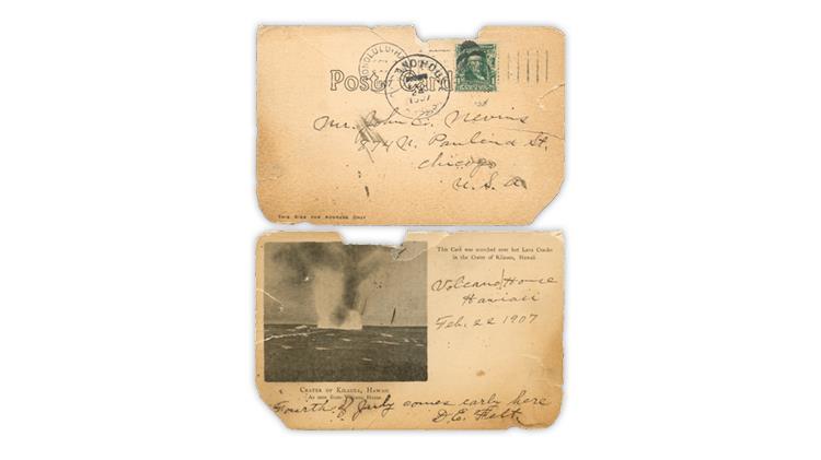 kilauea-crater-hawaii-hot-lava-cracks-1907-postcard