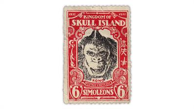 kingdom-skull-island-king-kong-cinderlla-stamp