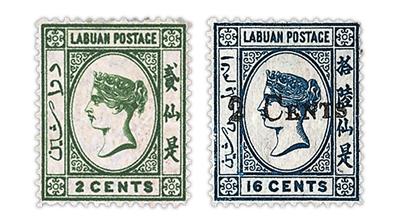 labuan-queen-victoria-stamps