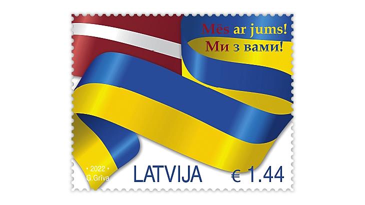 lativa-2022-ukraine-support-stamp