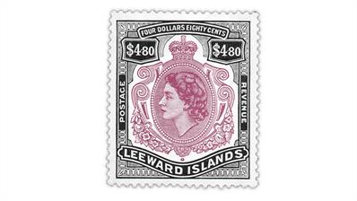 leeward-islands-1954-queen-elizabeth-stamp