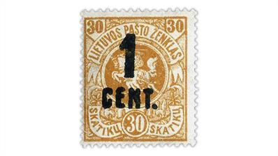 lithuania-1922-vytis-white-knight-stamp-scott-126