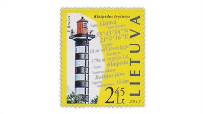 lithuania-2013-klaipeda-lighthouse-stamp