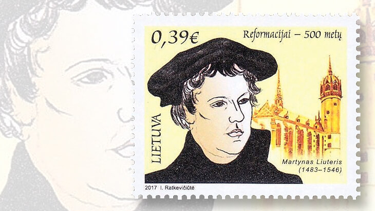 lithuania-protestant-reformation-stamp