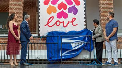 Love Hearts Blossom ceremony unveiling