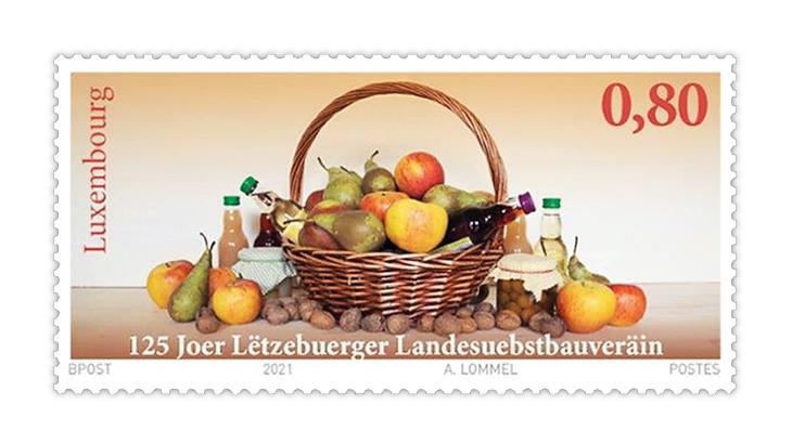 luxembourg-2021-letzebuerger-landesuebstbauverain-125th-anniversary-stamp