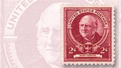 mark-hopkins-famous-americans-stamp