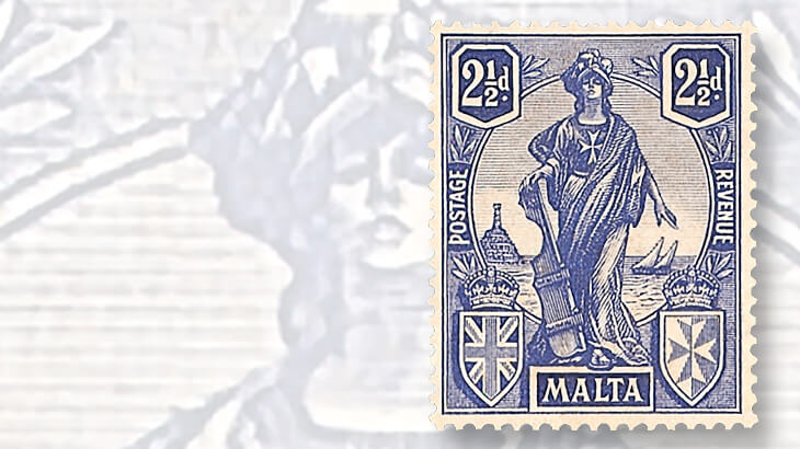 melita-britannia-malta-self-government-stamp