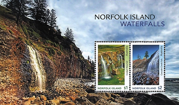 mini-sheet-norfolk-islands-waterfalls