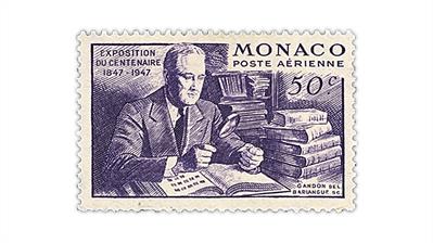 monaco-1947-franklin-d-roosevelt-airmail-stamp