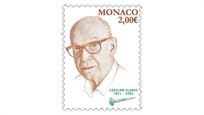 monaco-2021-czeslaw-slania-stamp