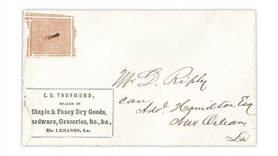 mount-lebanon-louisiana-postmasters-provisional-cover