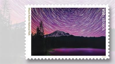 mount-rainier-national-park-stamp