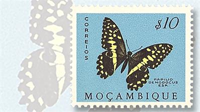 mozambique-ten-dollar-butterfly-stamp