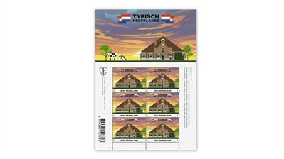 netherlands-2021-typically-dutch-farmhouse-stamp-pane