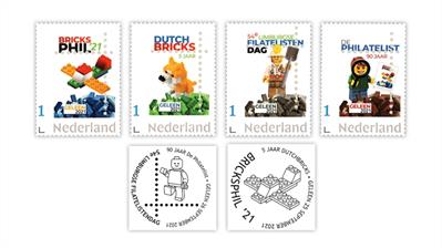 netherlands-de-philatelist-geleen-dutchbricks-stamps