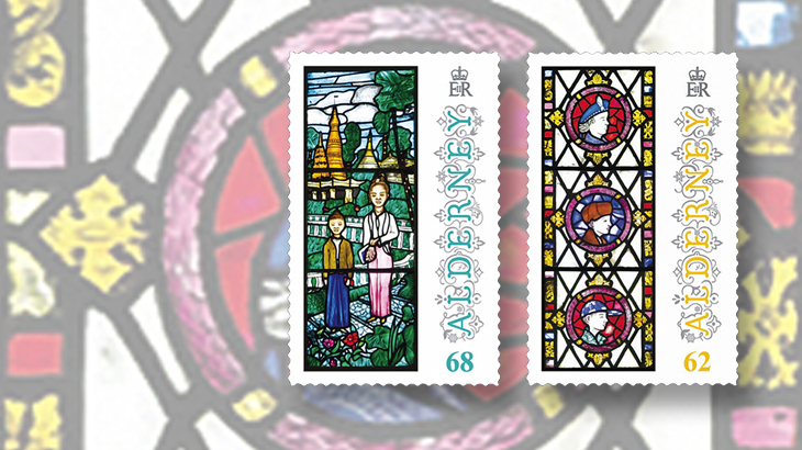 new-stamps-of-the-world-stained-glass-alderney-st-annes-church