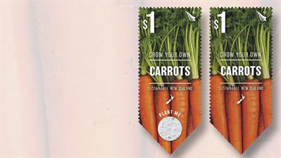 new-zealand-one-dollar-carrot-stamp