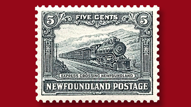 newfoundland-1928-five-cent-express-crossing-stamp