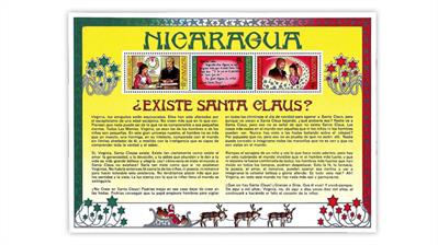 nicaragua-1973-yes-virginia-santa-claus-souvenir-sheet